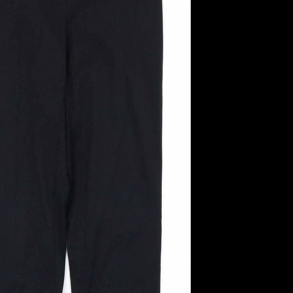 M&S Collection Womens Black   Trousers  Size 10 L28 in