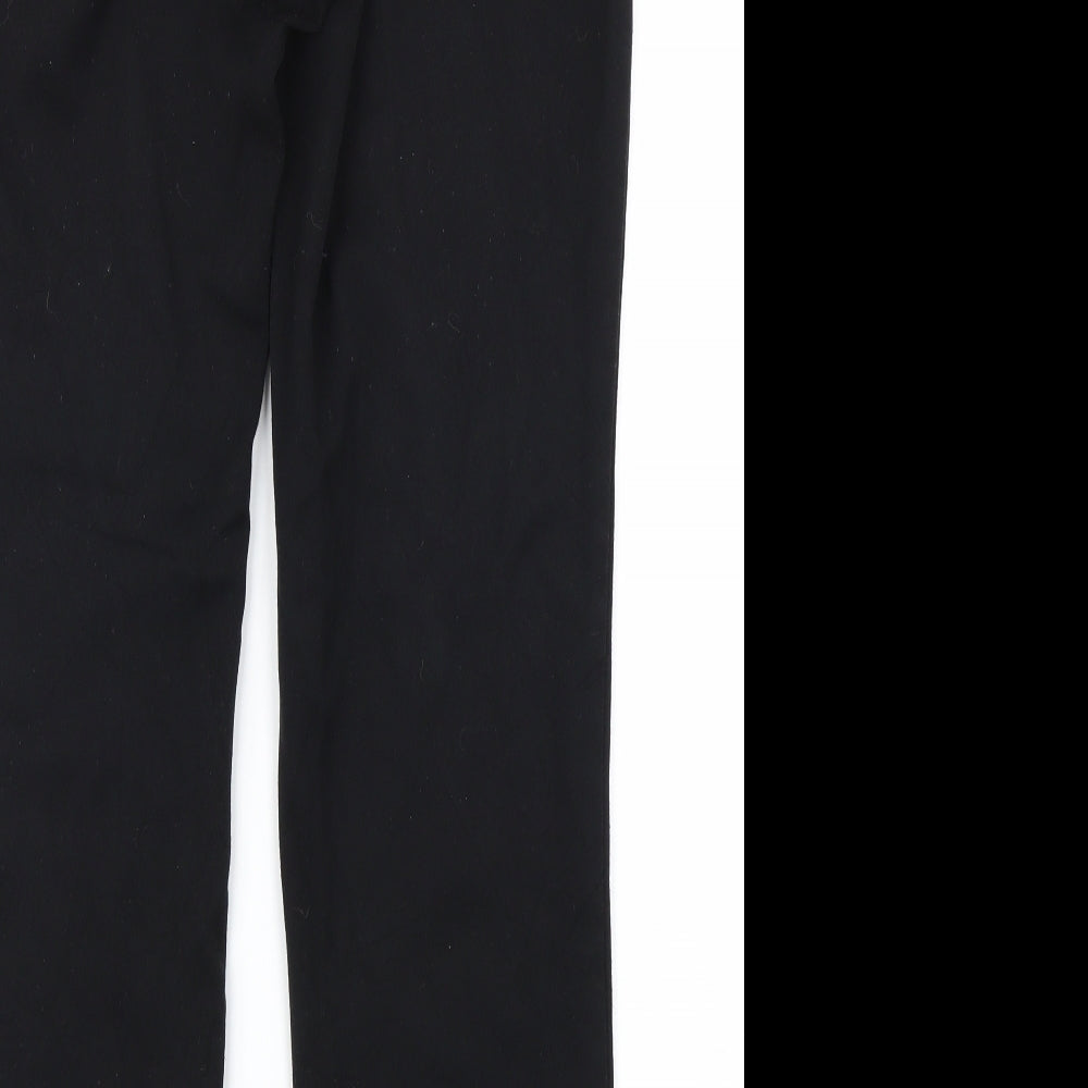 M&S Collection Womens Black   Trousers  Size 10 L28 in