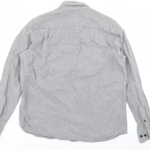 Cedar Wood State Mens Grey    Button-Up Size L