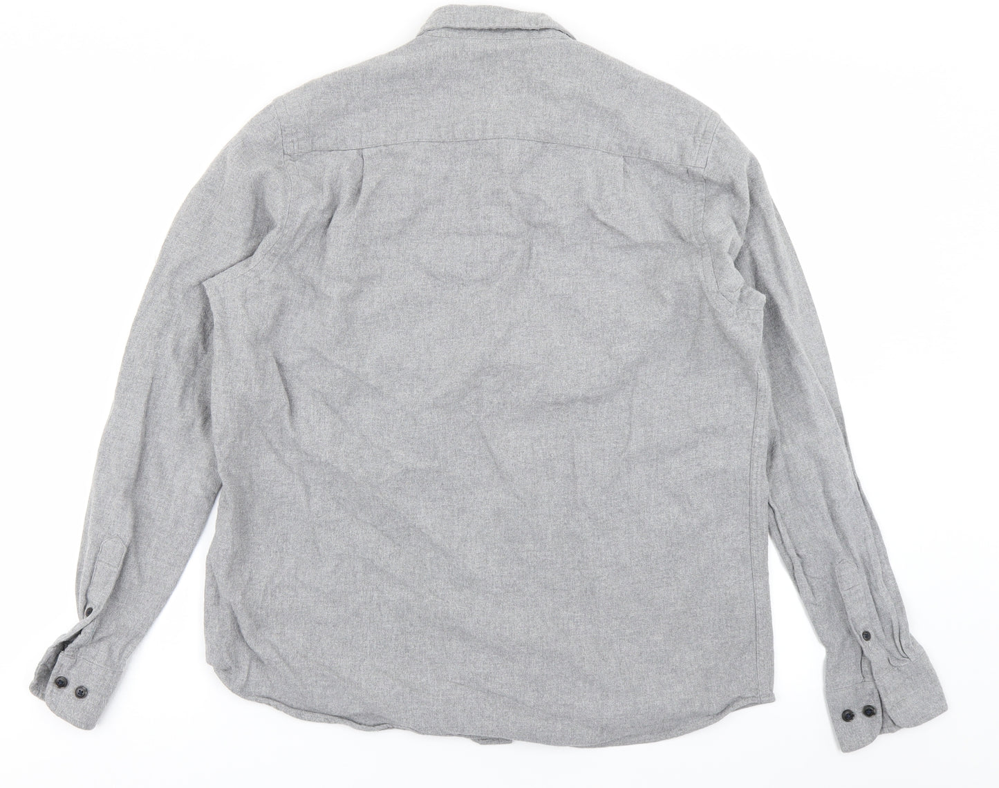 Cedar Wood State Mens Grey    Button-Up Size L
