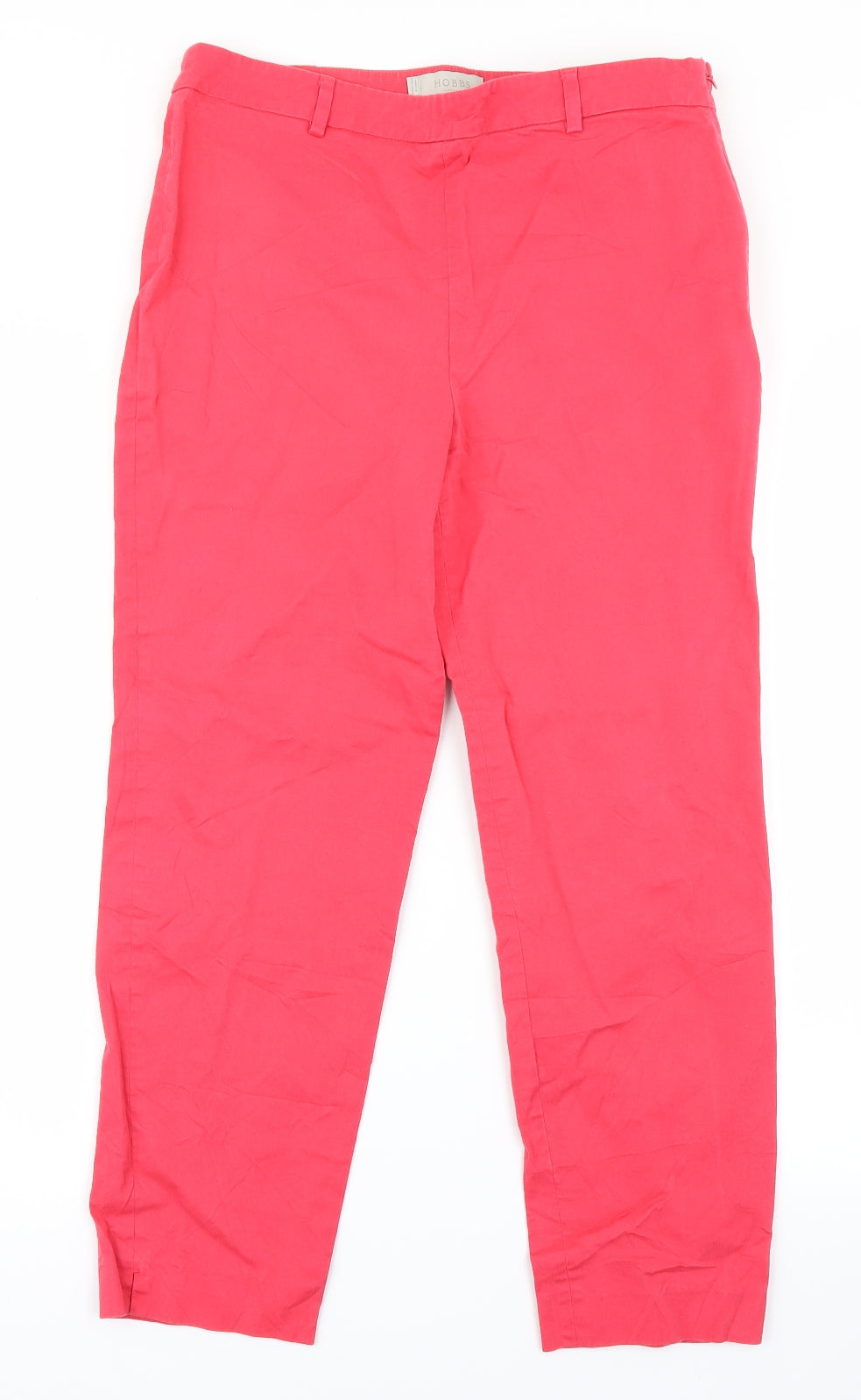 Hobbs Womens Pink   Capri Trousers Size 12 L23 in