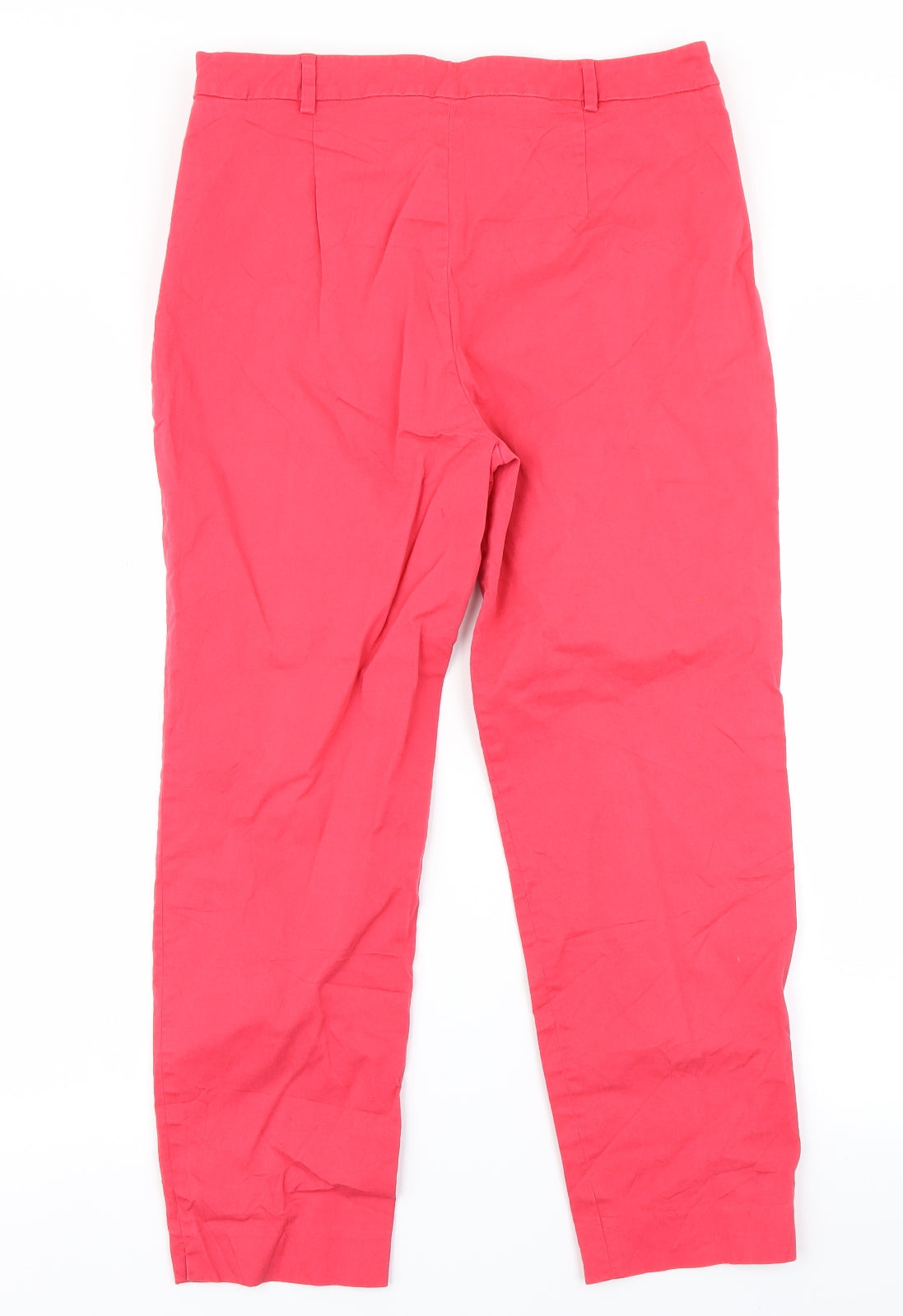 Hobbs Womens Pink   Capri Trousers Size 12 L23 in