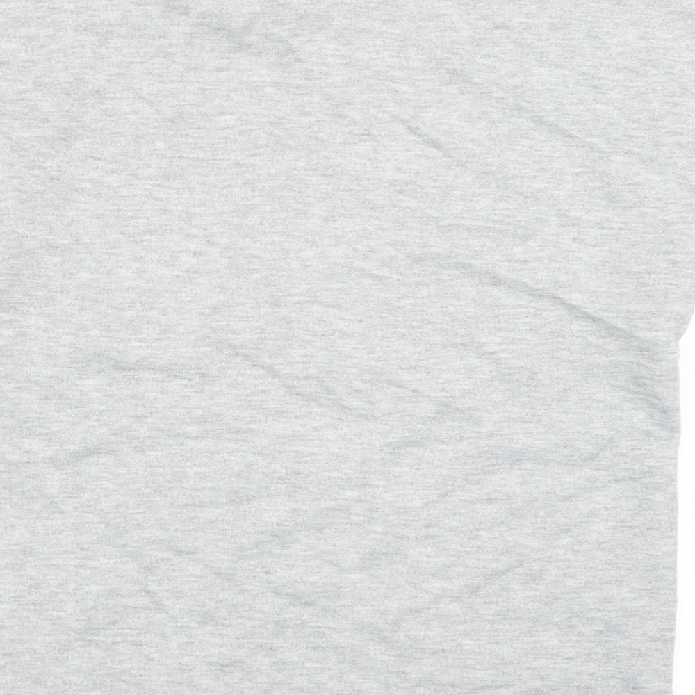 Jeff & Co Womens Grey   Basic T-Shirt Size 10