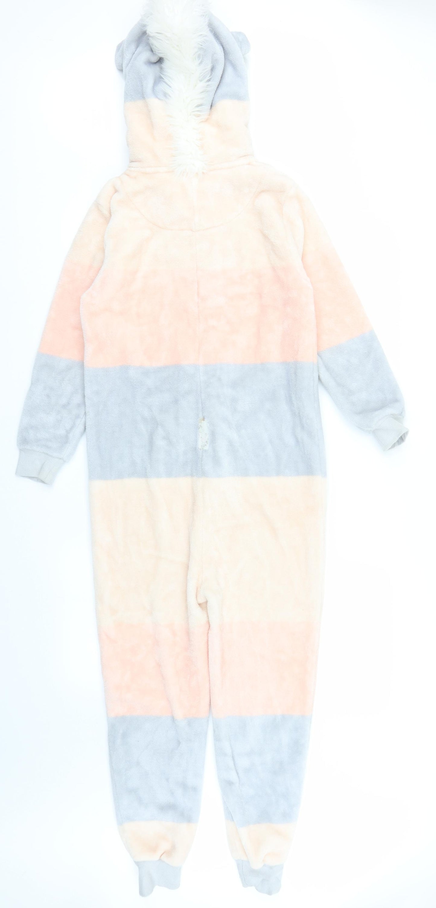 NEXT Girls Pink Striped  Top One Piece Size 11 Years