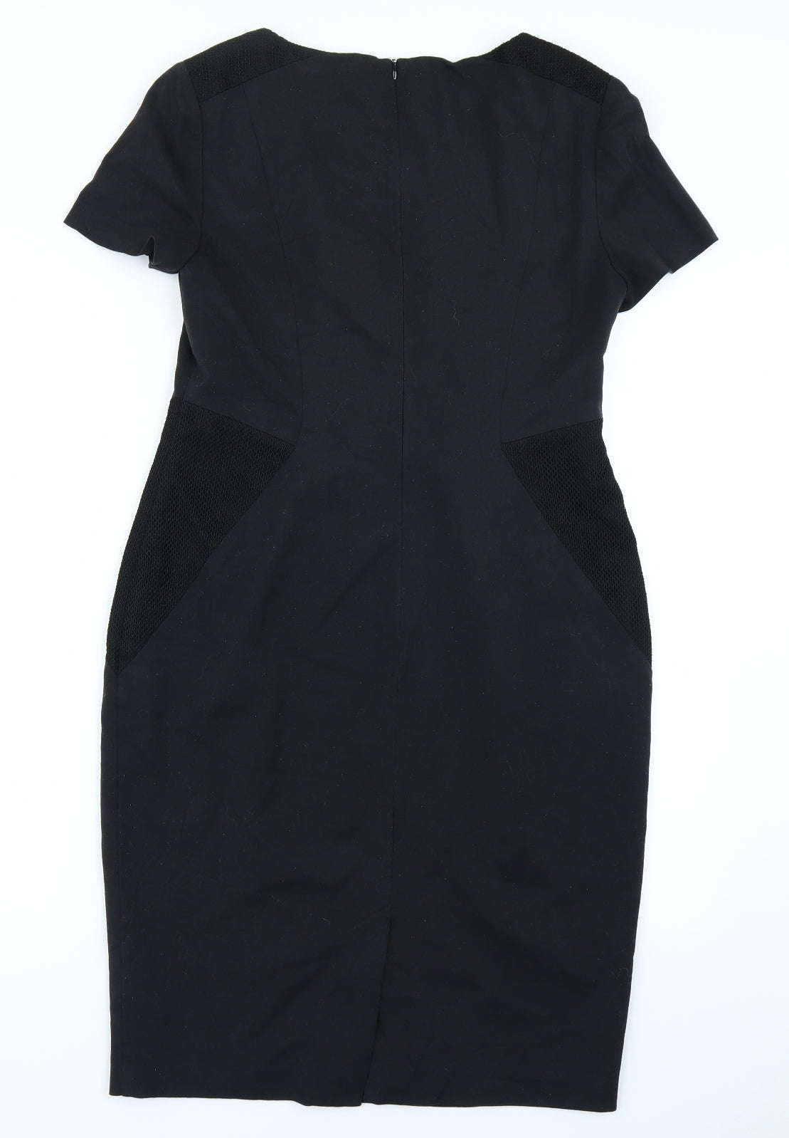 M&S Womens Black   Pencil Dress  Size 12