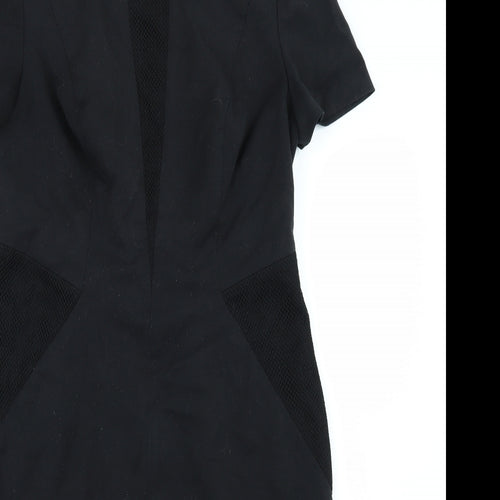 M&S Womens Black   Pencil Dress  Size 12