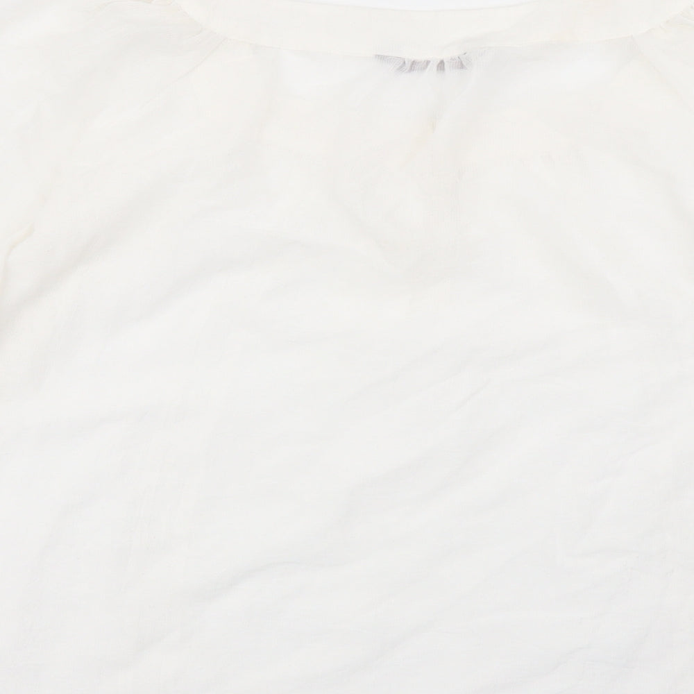 Portfolio Womens White   Basic Blouse Size 16