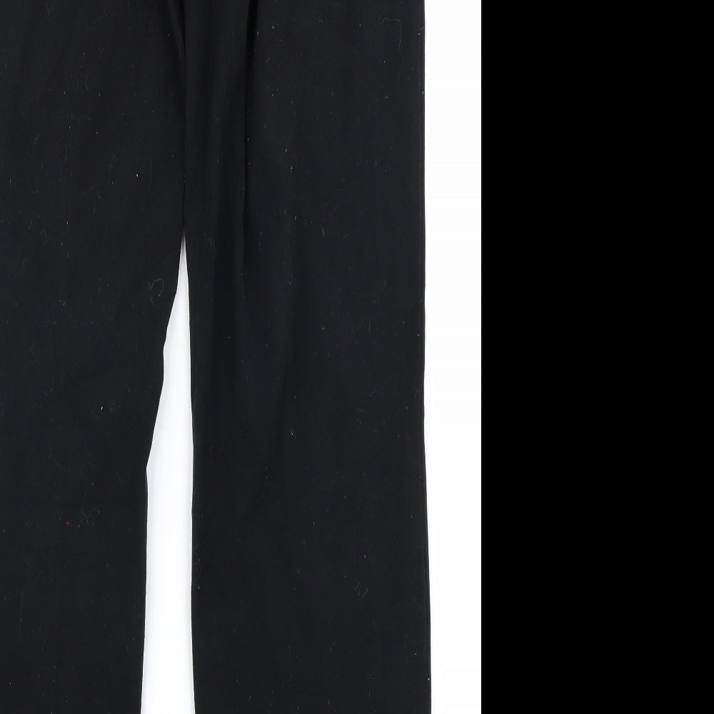 Marks & Spencer Womens Black   Rain Trousers Trousers Size 12 L27 in