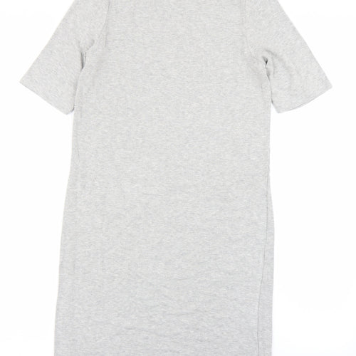 M&S Kids Girls Grey  Knit T-Shirt Dress  Size 12-13 Years