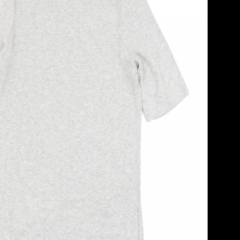M&S Kids Girls Grey  Knit T-Shirt Dress  Size 12-13 Years