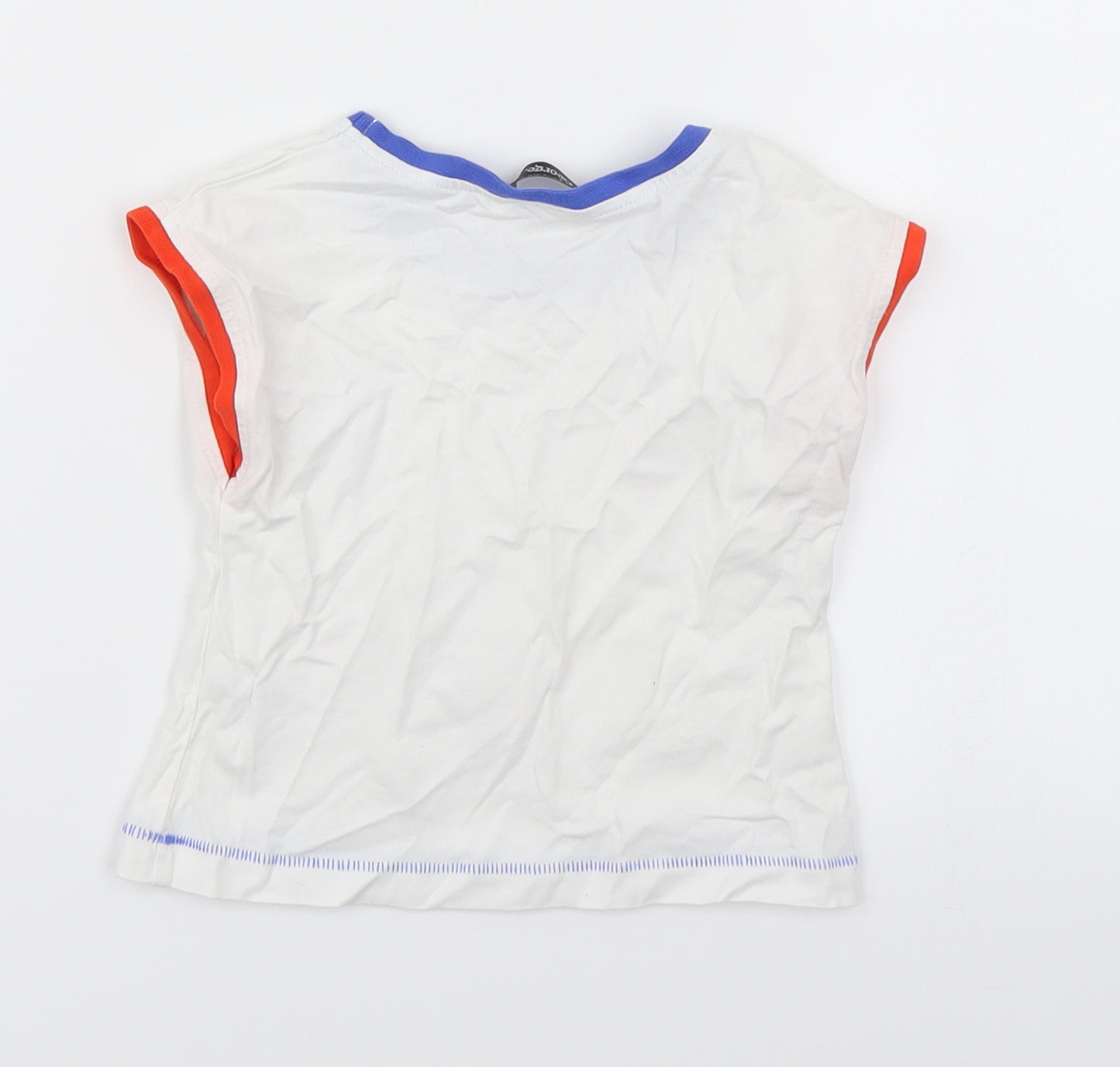 George Girls White   Basic T-Shirt Size 12-18 Months