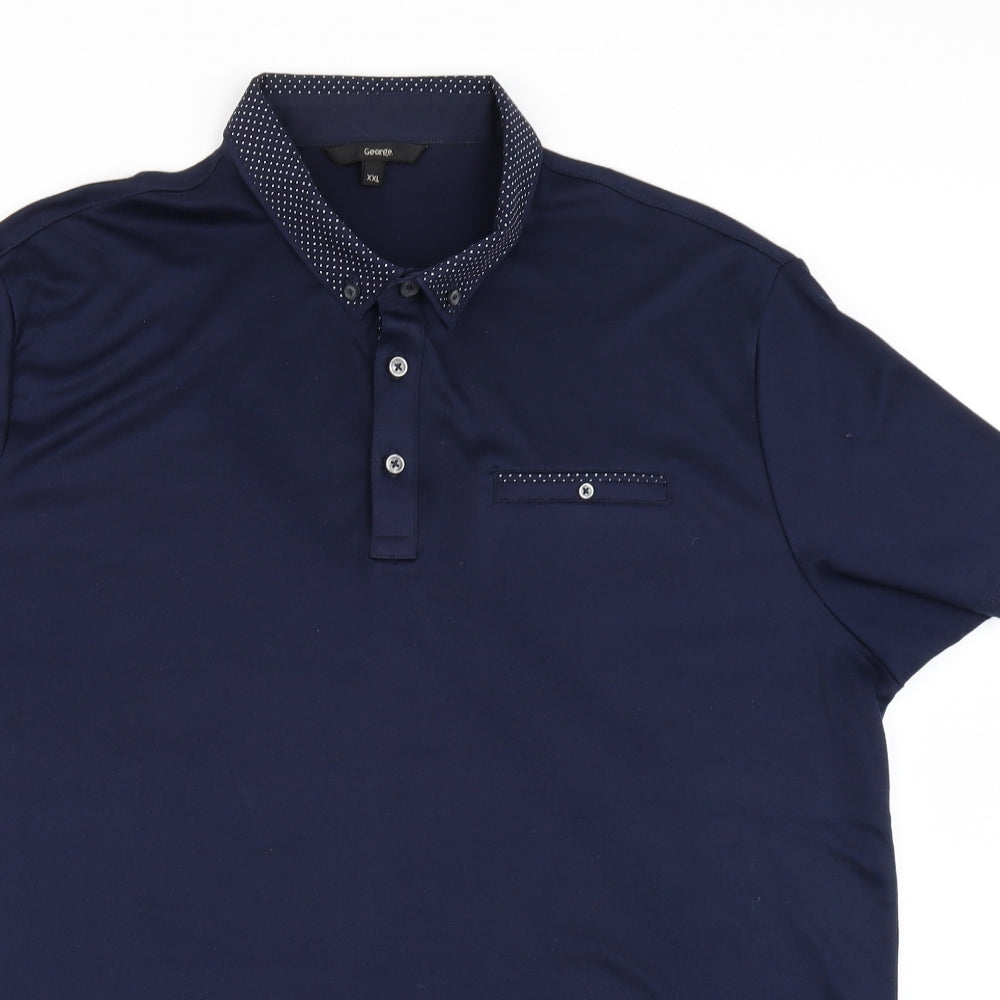 George Mens Blue    Polo Size XL
