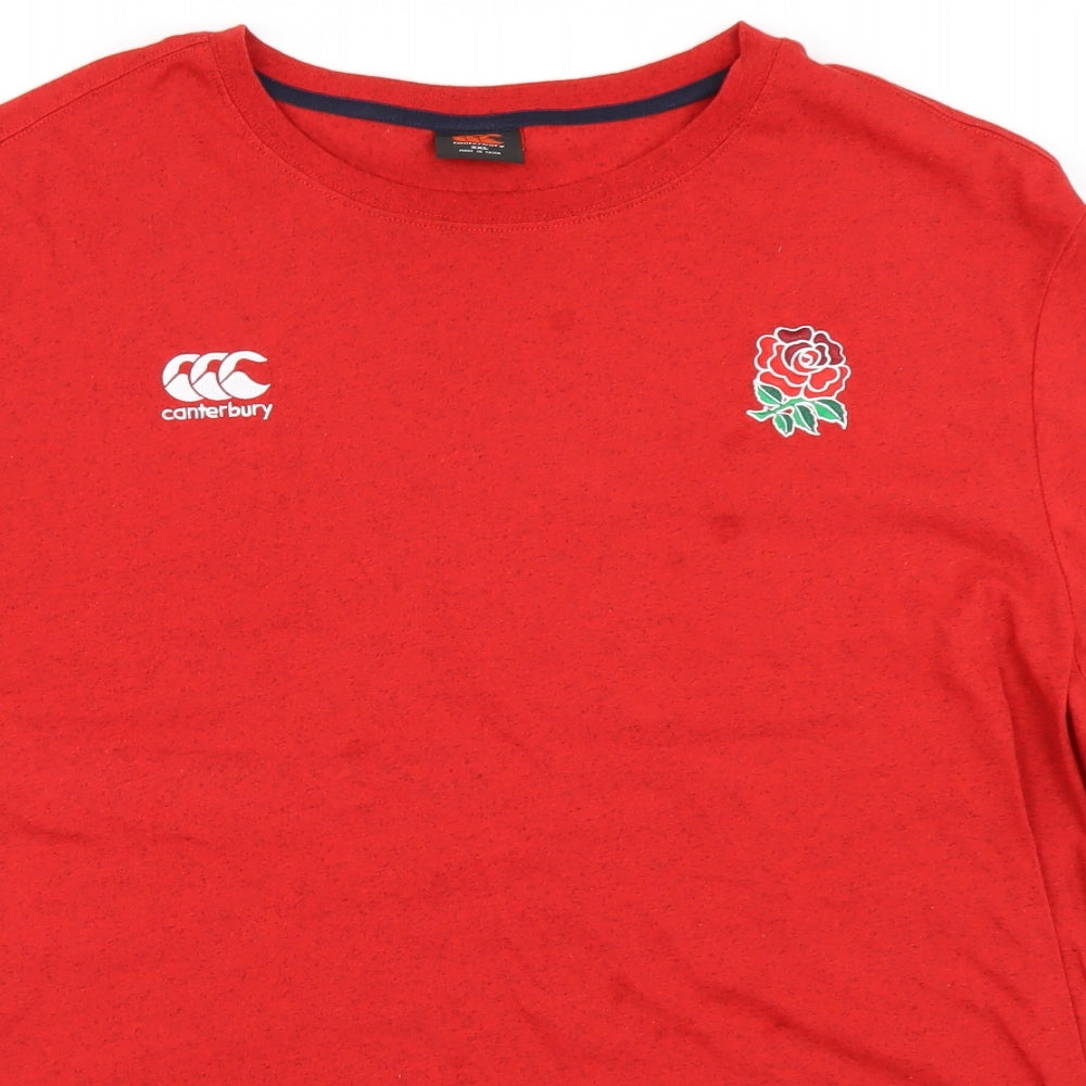 Canterbury Mens Red    T-Shirt Size 3XL