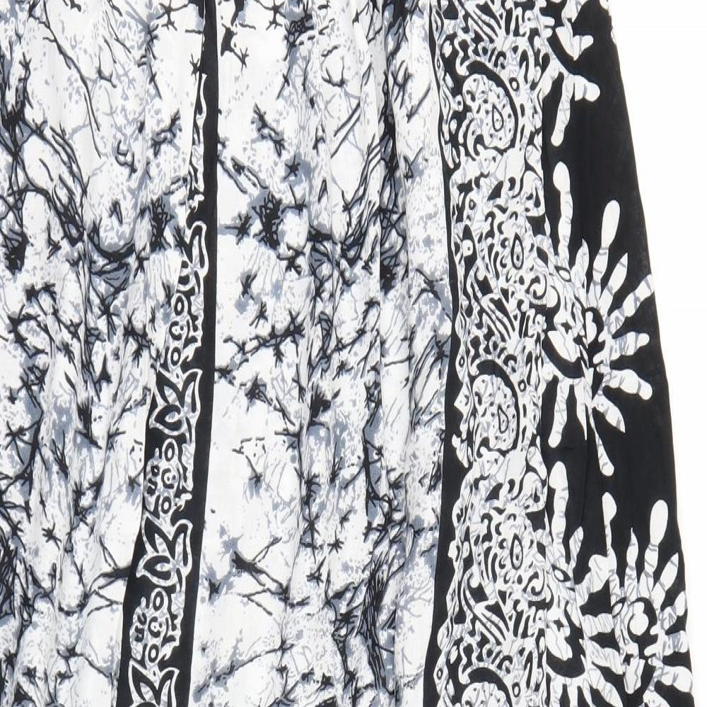 Pistachio Womens Black Batik  Maxi  Size S  - Elasticated top