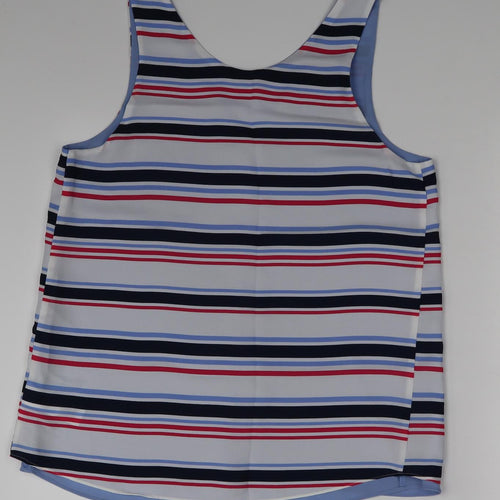 NEXT Womens Multicoloured Striped  Basic Blouse Size 10