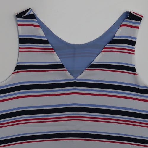 NEXT Womens Multicoloured Striped  Basic Blouse Size 10