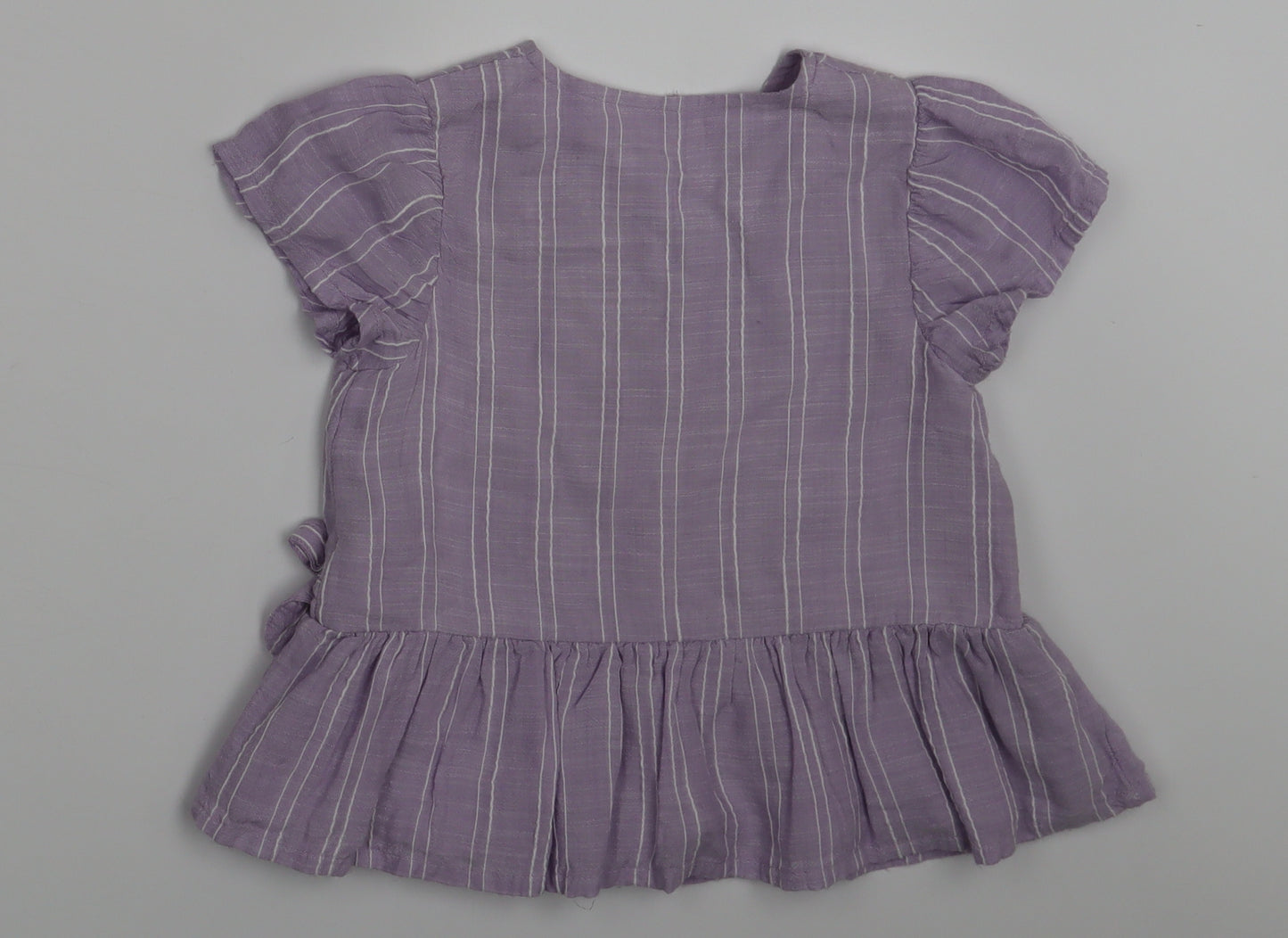George Girls Purple   Basic Dress Shirt Size 3 Years