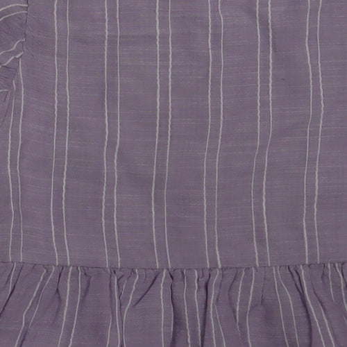 George Girls Purple   Basic Dress Shirt Size 3 Years