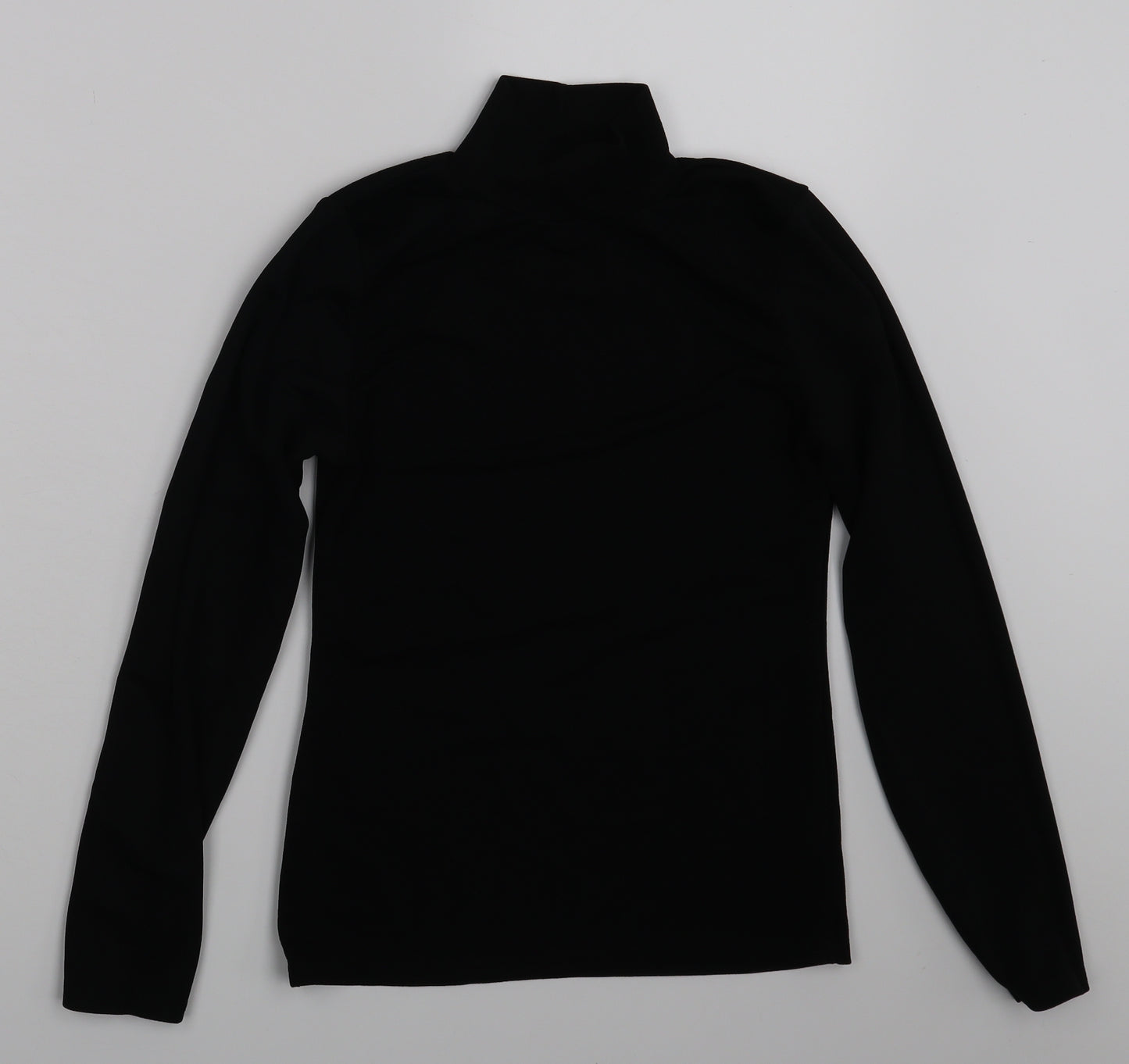 Boohoo Womens Black   Basic Blouse Size 6