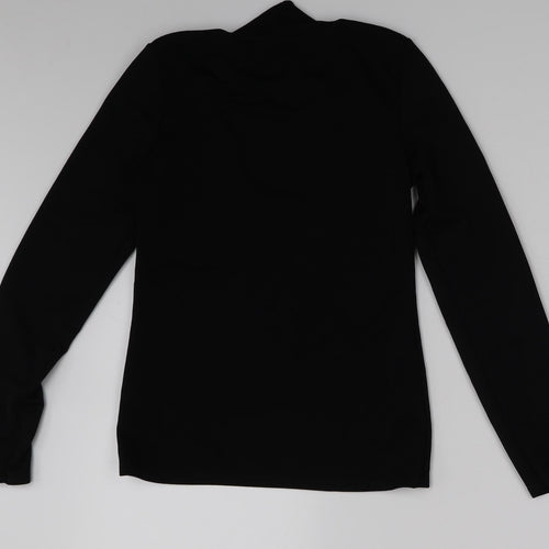 Boohoo Womens Black   Basic Blouse Size 6
