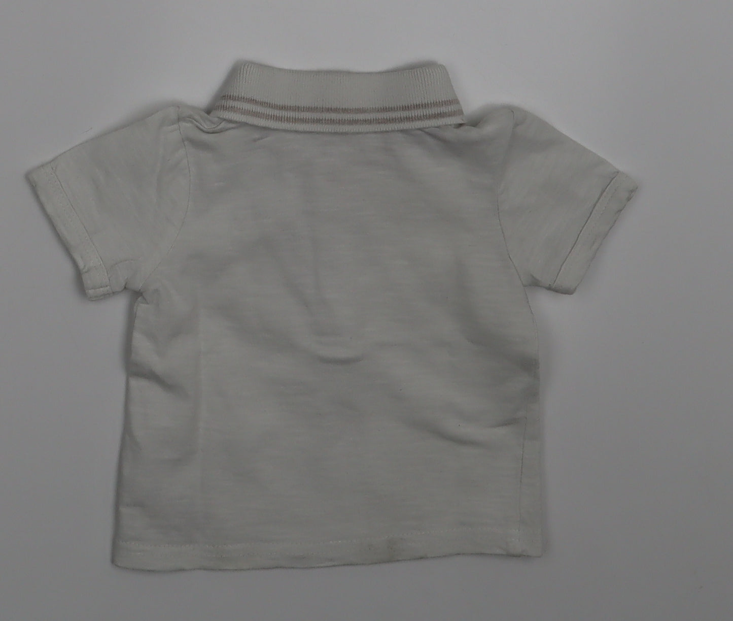 George Boys Ivory   Pullover Polo Size 0-3 Months