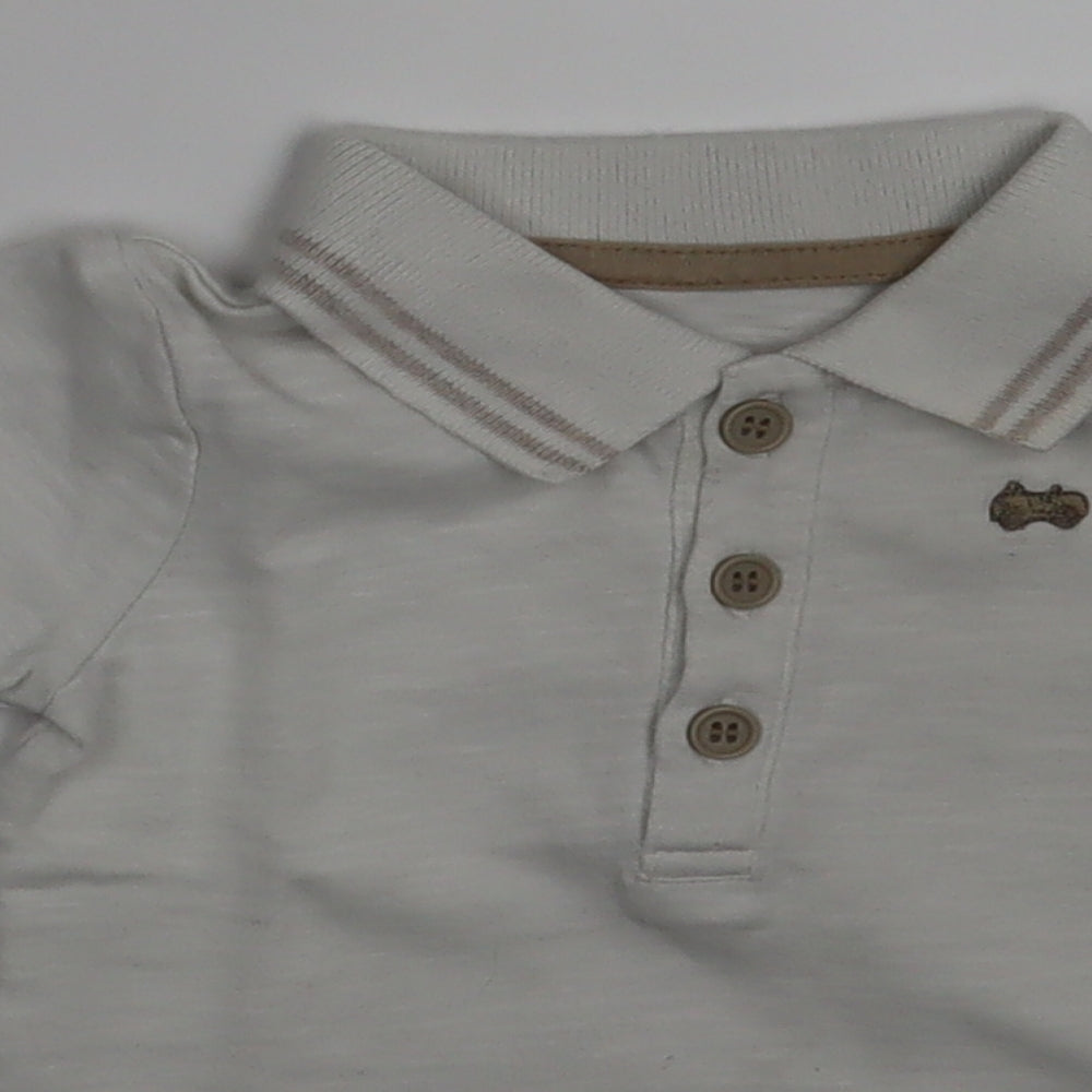 George Boys Ivory   Pullover Polo Size 0-3 Months