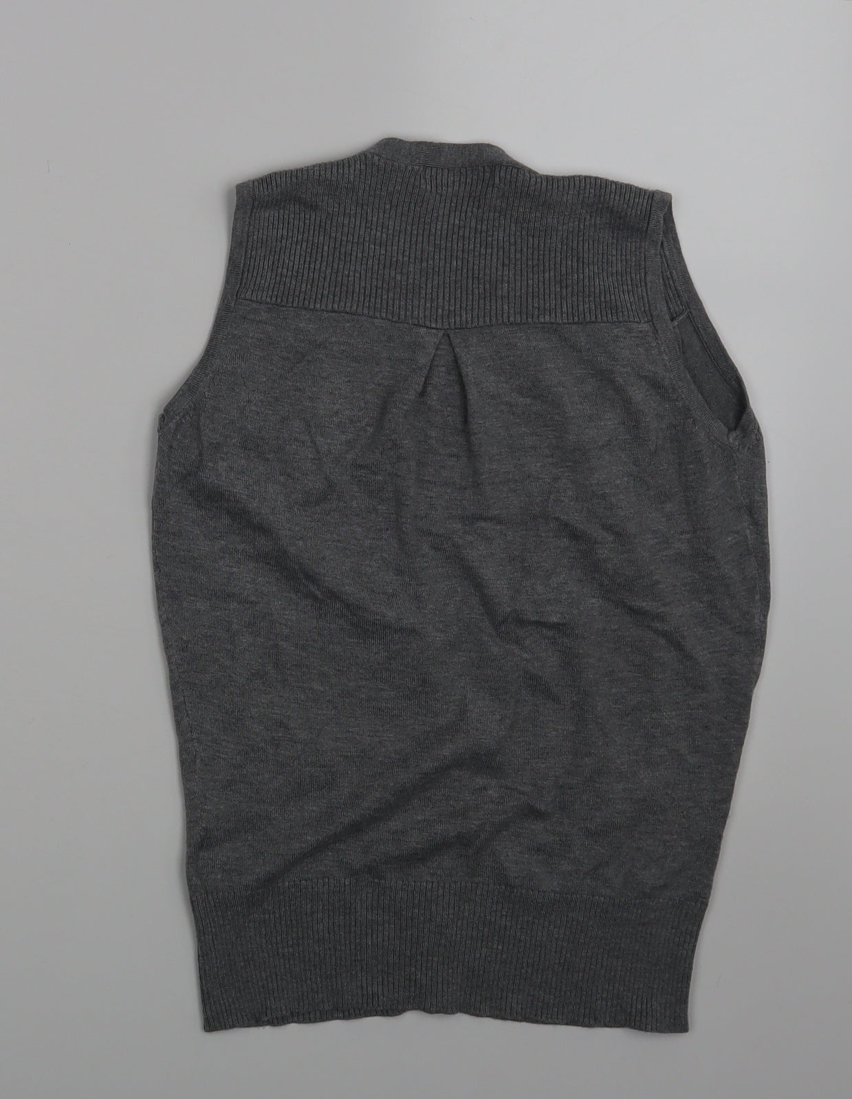 M&S Womens Grey   Cardigan Jumper Size 8