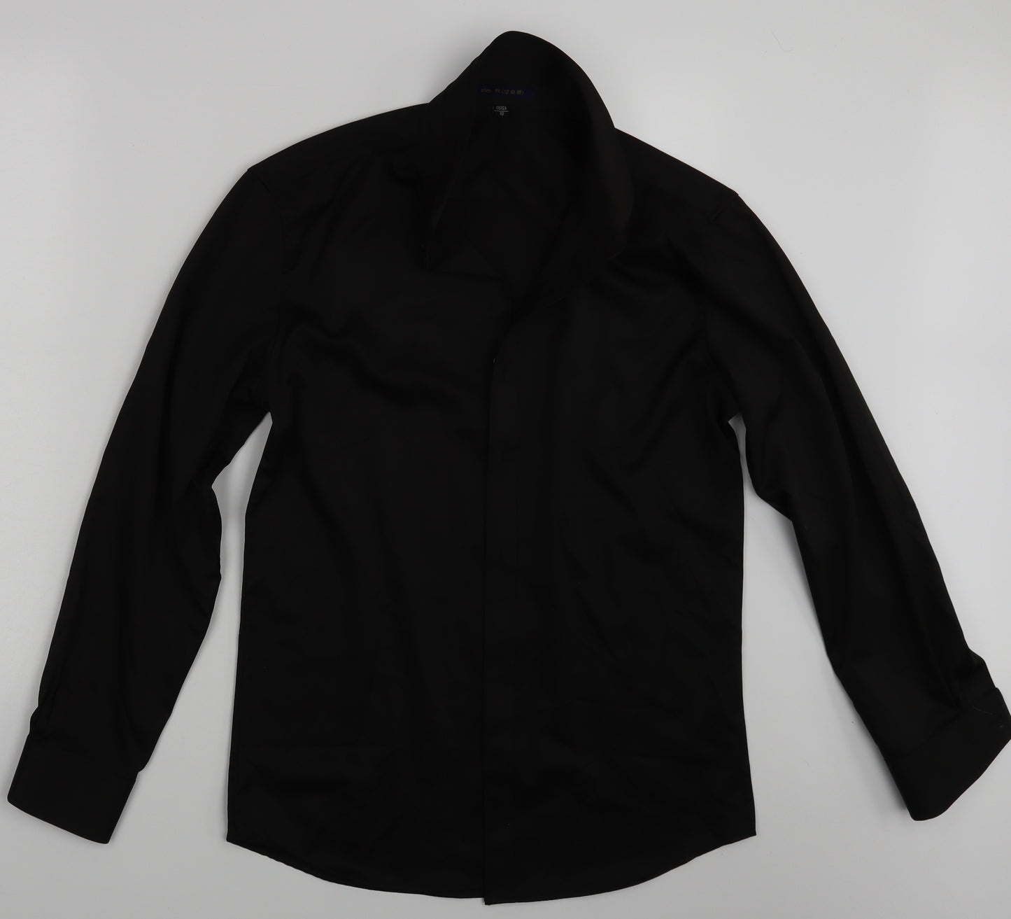 Preworn Womens Black   Basic Button-Up Size 12