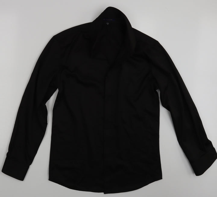 Preworn Womens Black   Basic Button-Up Size 12