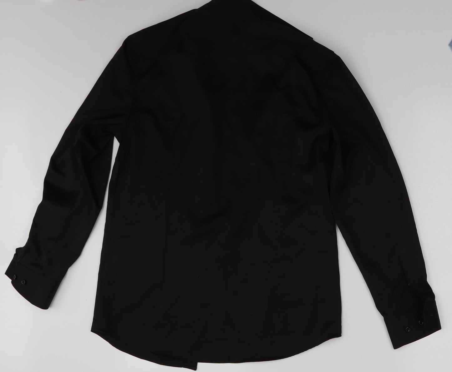 Preworn Womens Black   Basic Button-Up Size 12