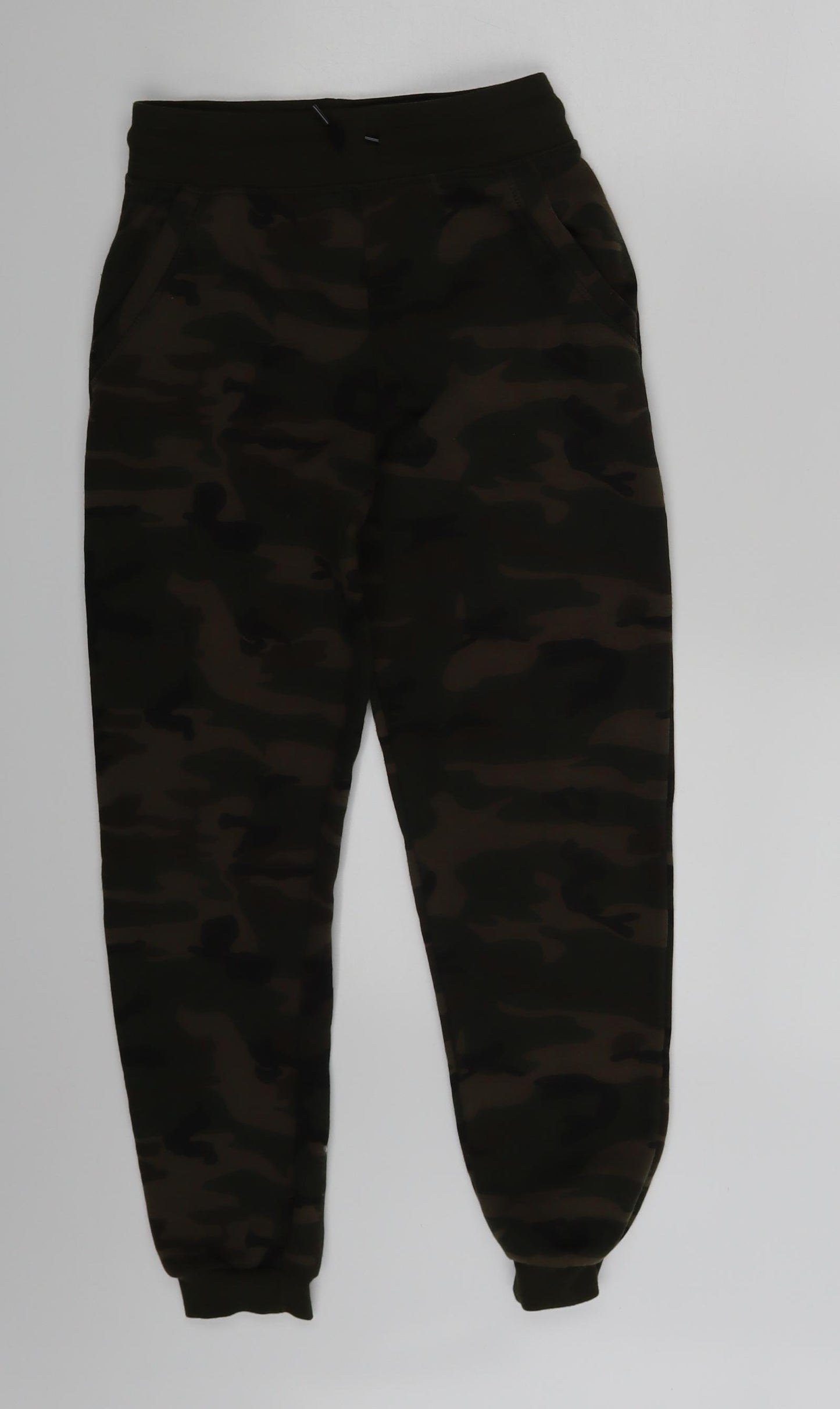 Primark Boys Multicoloured Camouflage  Jogger Trousers Size 9-10 Years