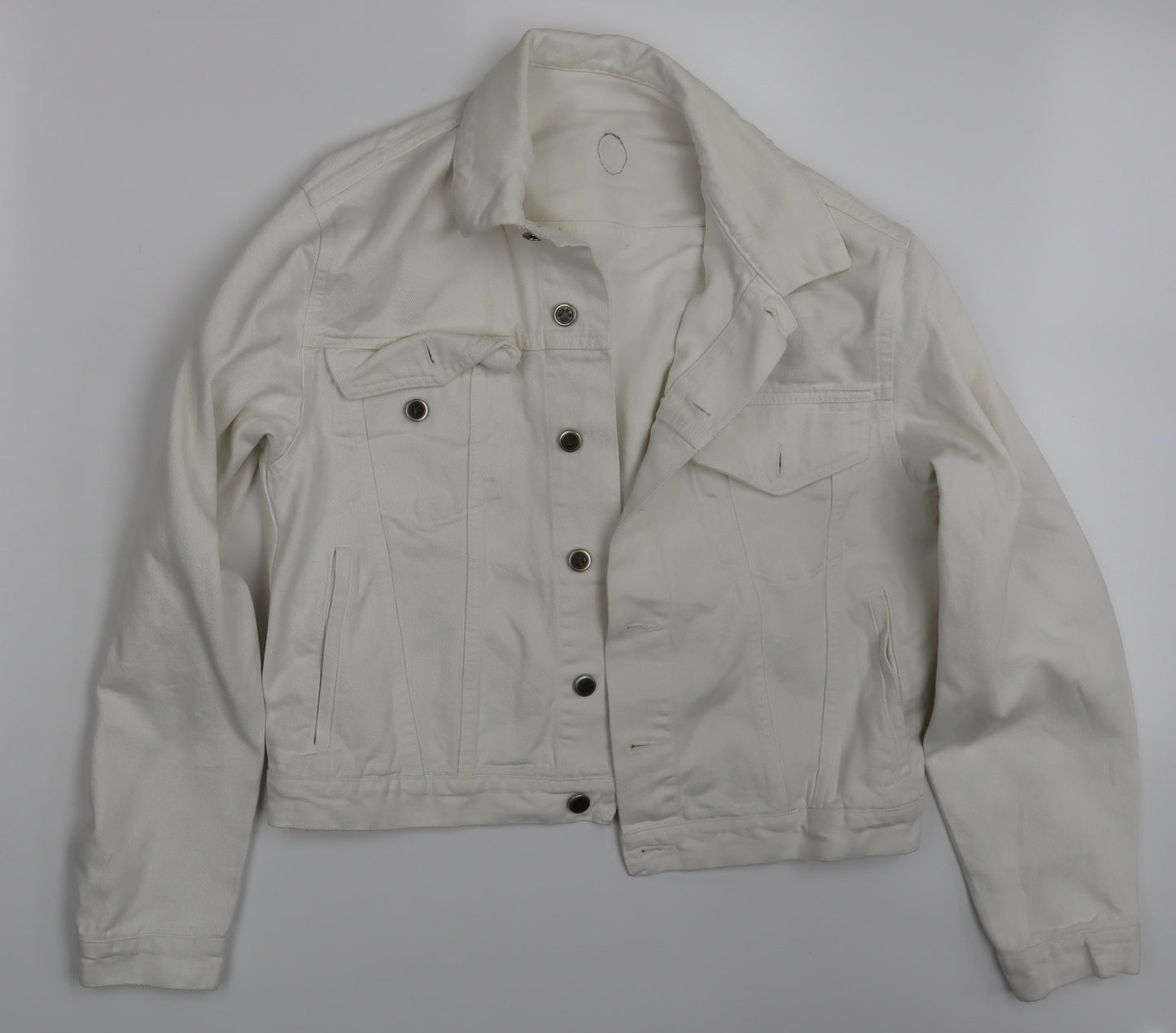 Moschino Mens Ivory  Denim Jacket  Size M  - Size 38