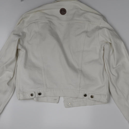 Moschino Mens Ivory  Denim Jacket  Size M  - Size 38