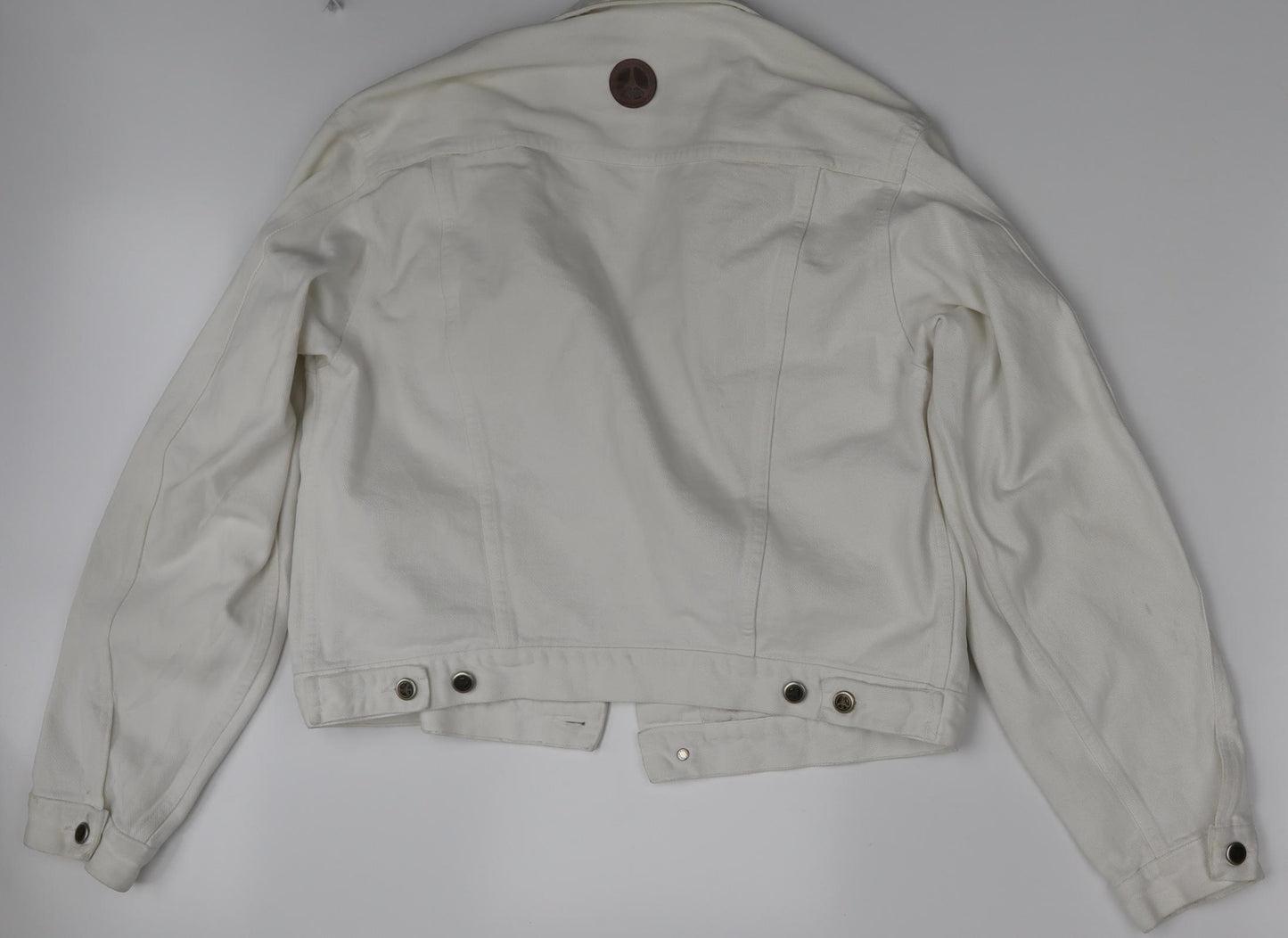Moschino Mens Ivory  Denim Jacket  Size M  - Size 38