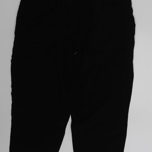 PRETTYLITTLETHING Womens Black   Sweatpants Trousers Size 8 L23 in