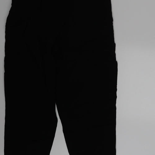 PRETTYLITTLETHING Womens Black   Sweatpants Trousers Size 8 L23 in