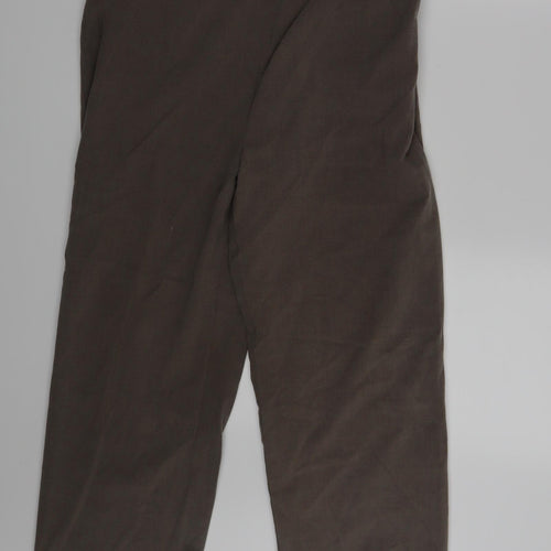 Sarah Hamilton   Womens Brown   Trousers  Size 16 L24 in