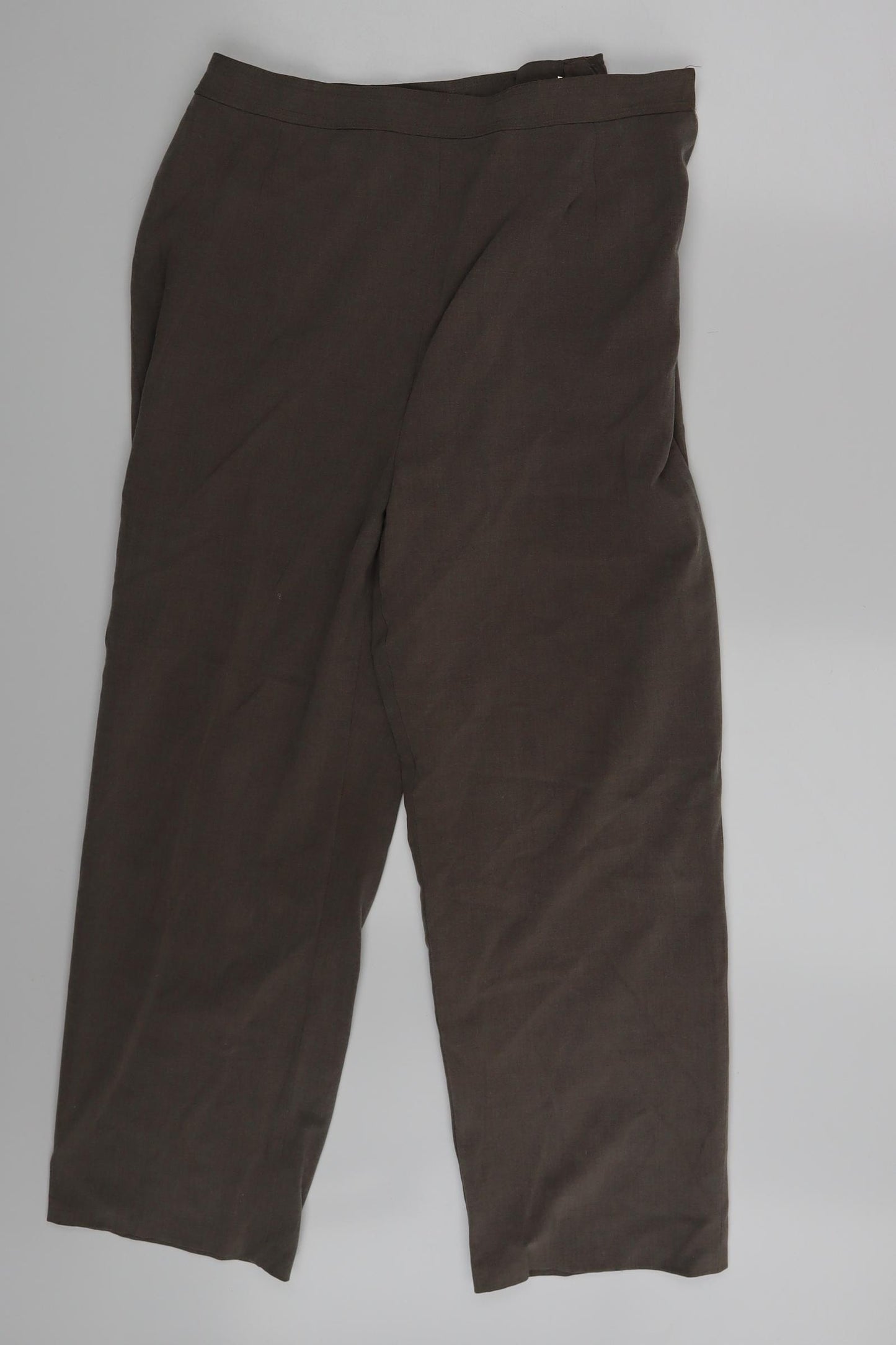 Sarah Hamilton   Womens Brown   Trousers  Size 16 L24 in