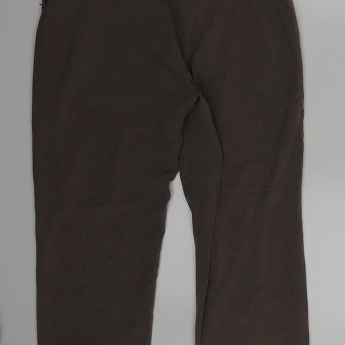Sarah Hamilton   Womens Brown   Trousers  Size 16 L24 in