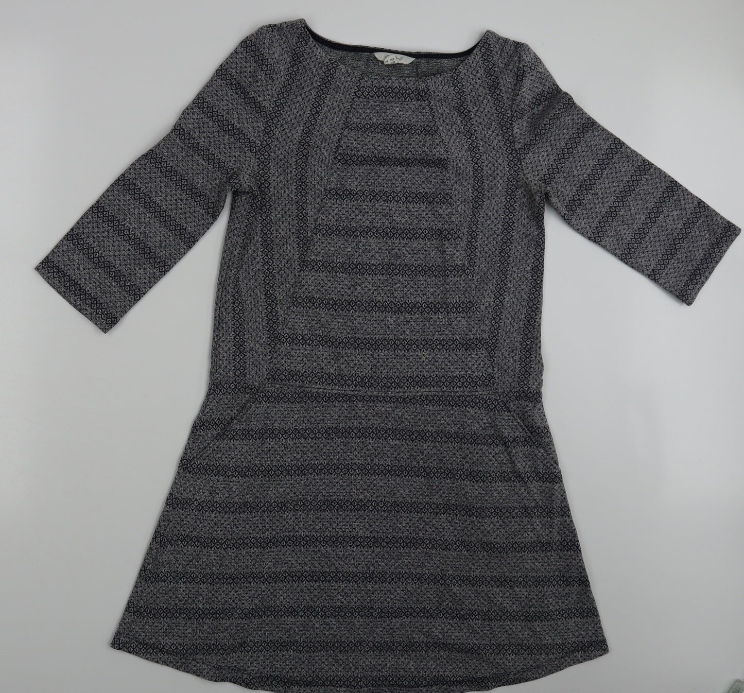H&M Womens Grey   Basic T-Shirt Size 10