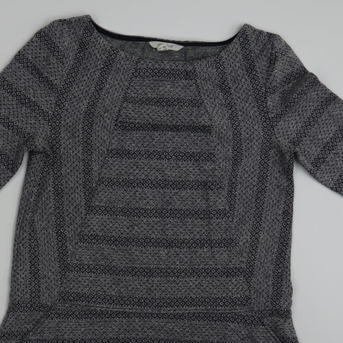 H&M Womens Grey   Basic T-Shirt Size 10