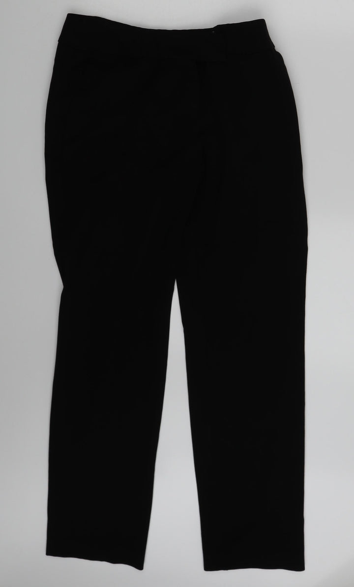 TU Womens Black Trousers Size 12 L29 in