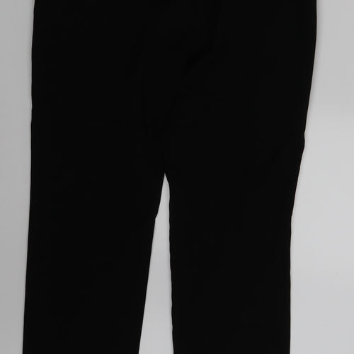 TU Womens Black   Trousers  Size 12 L29 in