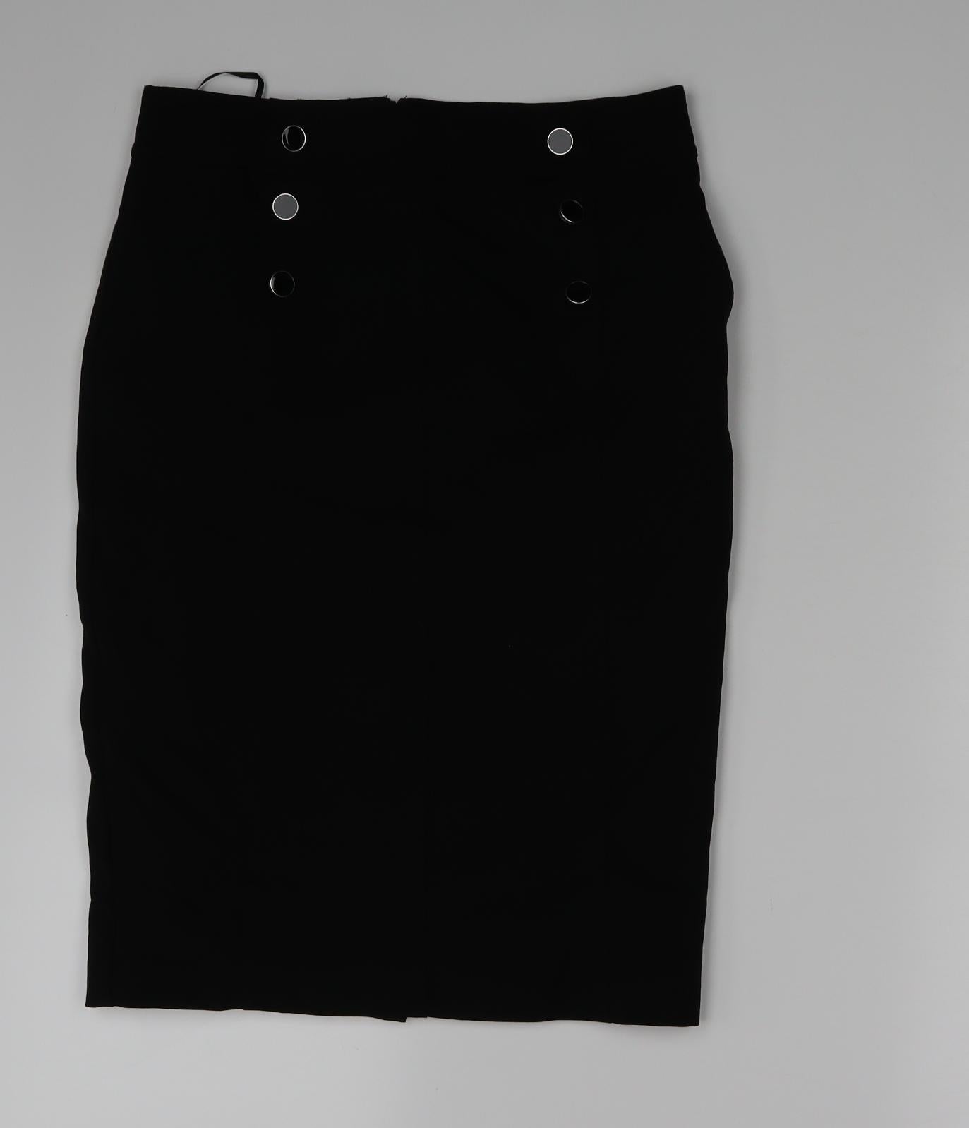 Oasis Womens Black   A-Line Skirt Size 8