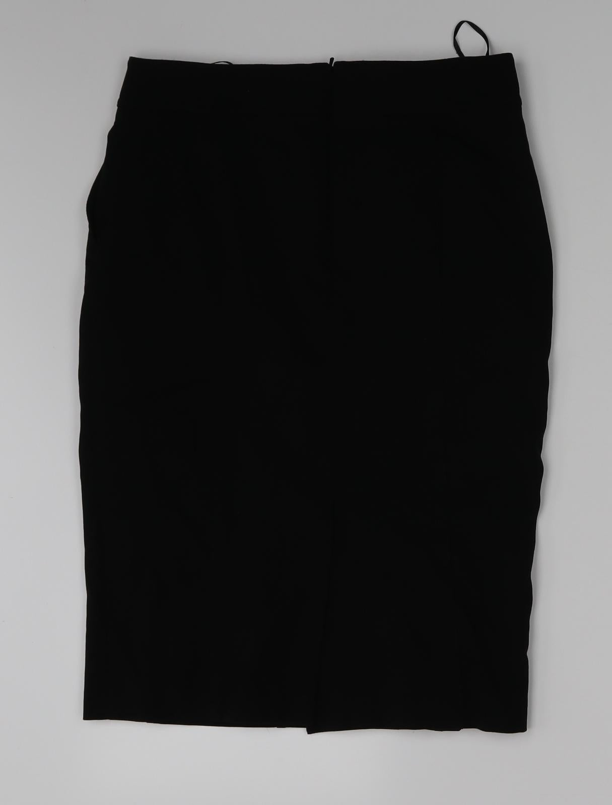 Oasis Womens Black   A-Line Skirt Size 8
