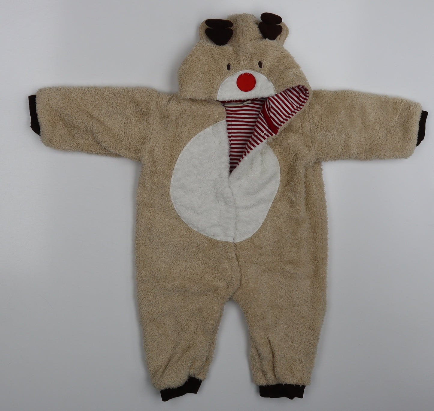 JoJo Maman Bébé Baby Beige   Coverall Outfit/Set Size 12-18 Months