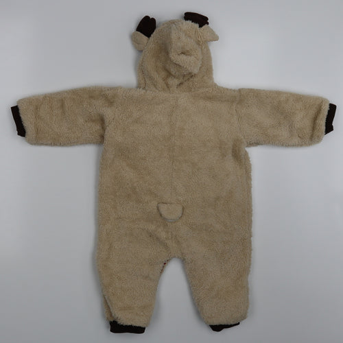 JoJo Maman Bébé Baby Beige   Coverall Outfit/Set Size 12-18 Months