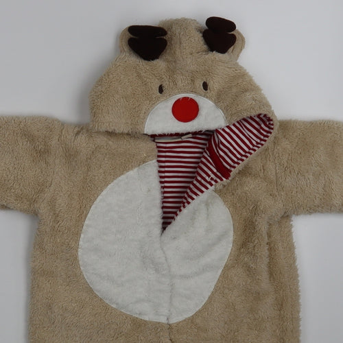 JoJo Maman Bébé Baby Beige   Coverall Outfit/Set Size 12-18 Months