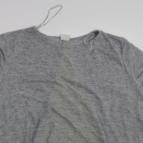 MITZY Womens Grey   Basic T-Shirt Size M