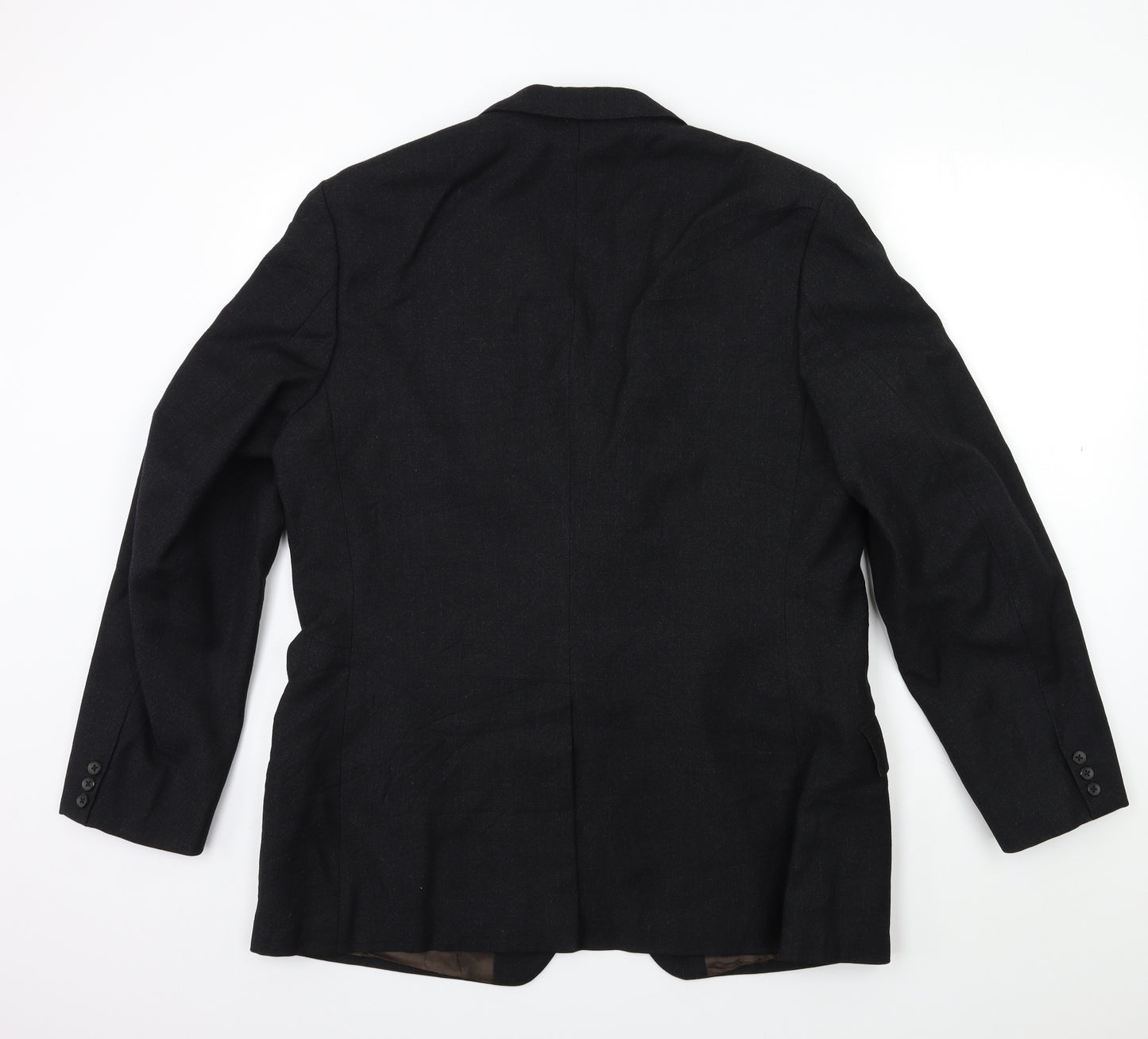 Preworn Mens Black   Jacket Suit Jacket Size 42